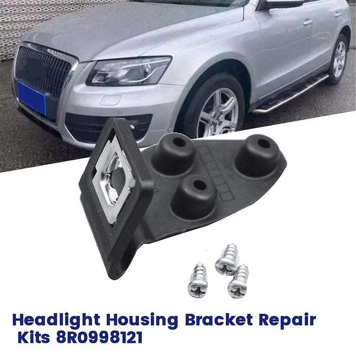 Front Left Headlight Housing Bracket Repair Kits 8R0998121 for Q5 2009-2012 Headlight Holder Fixed