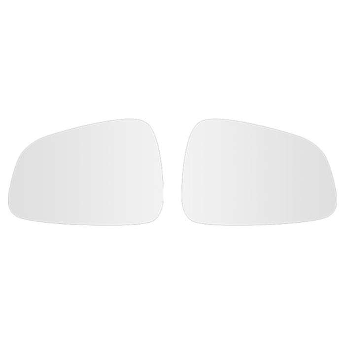 Front Left Right Anti-Fog Rear View Mirror Lens Glass for Model S Rearview Mirror,White Mirror