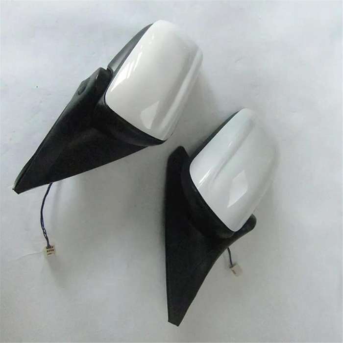 Front Left Side Power Mirror for 323 Family 1998-2005 3 Line Manual Adjustment Outside Rearview Mirr
