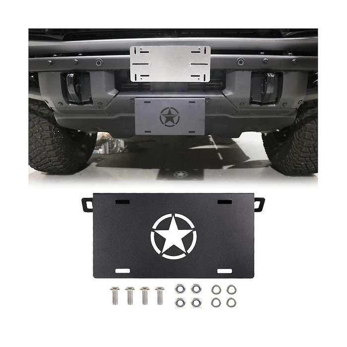 Front License Plate Frame for 2021 2022 2023 Accessories Front License Plate Mounting Bracket Holde