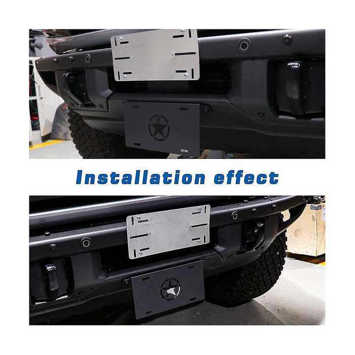Front License Plate Frame for 2021 2022 2023 Accessories Front License Plate Mounting Bracket Holde