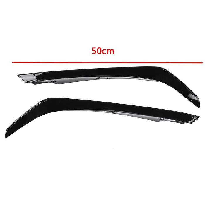 Front Lower Bumper Side Splitter Spoiler Canard for W176 A-Class A180 A200 A220 A250 AMG A45 2016-20