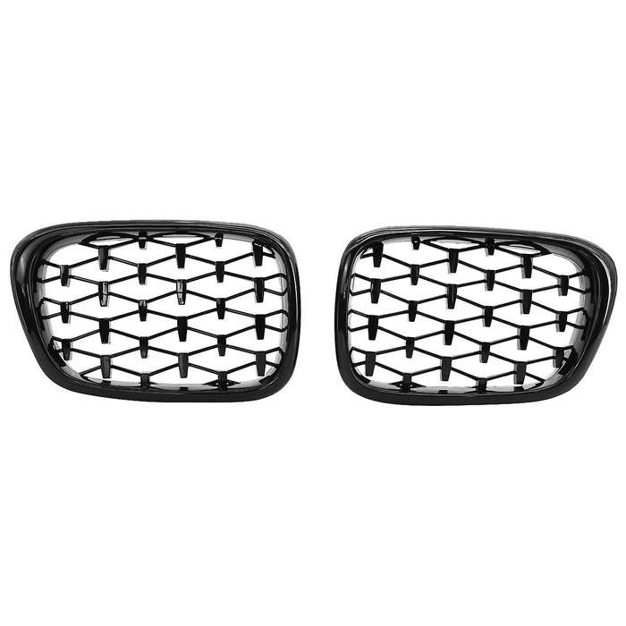 Front Meteor Grill Grilles Kidney Grill Replacement for E39 M5 99-03 5 Series