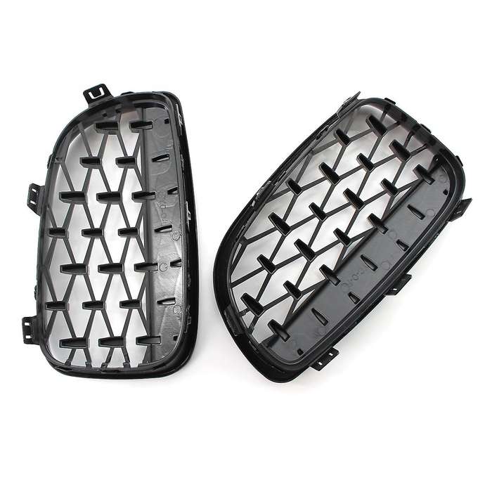 Front Meteor Grill Grilles Kidney Grill Replacement for 1 Series E81 E82 E87 E88 08-11