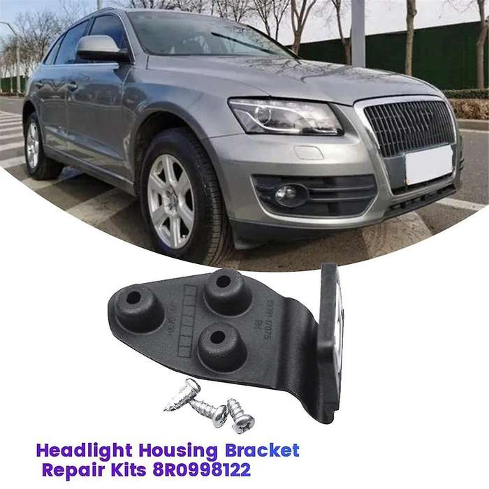 Front Right Headlight Housing Bracket Repair Kits 8R0998122 for Q5 2009-2012 Headlight Holder Fixed