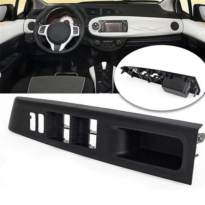 Front Right&Left Window Glass Lift Switch Trim Panel Cover for Yaris 2012-2014 Side Door Window Lock