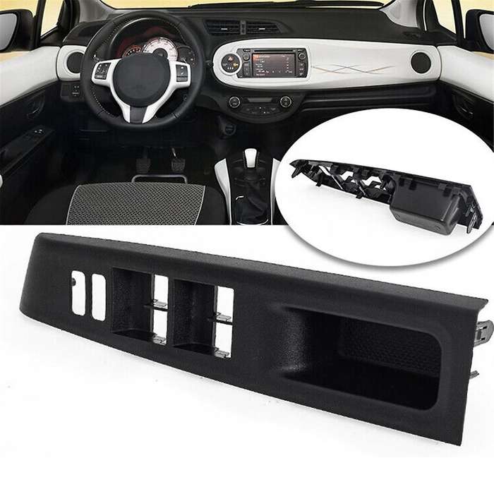 Front Right&Left Window Glass Lift Switch Trim Panel Cover for Yaris 2012-2014 Side Door Window Loc