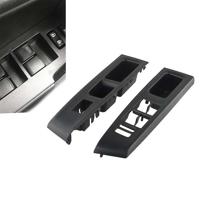 Front Right&Left Window Glass Lift Switch Trim Panel Cover for Yaris 2012-2014 Side Door Window Loc