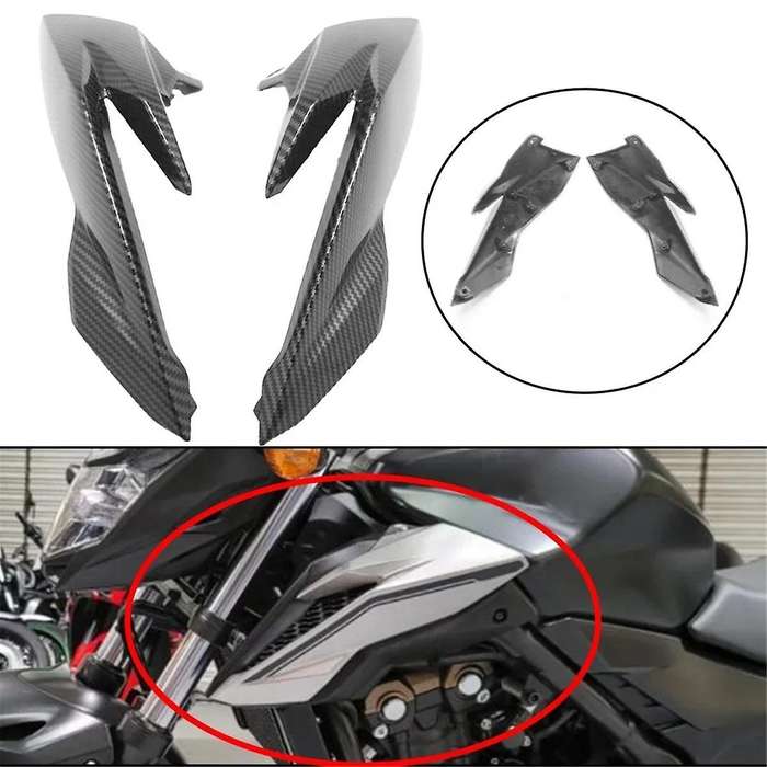 Front Side Tank Exhaust Port Upper Fairing for CB500F 2016-2018 Fairing Trim Frame Cover Motorcycle