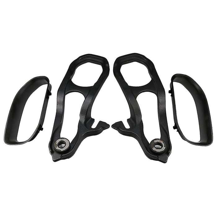 Front Tow Hooks Left & Right with Hardware Black for Ram 1500 DT 2019 2020 2021