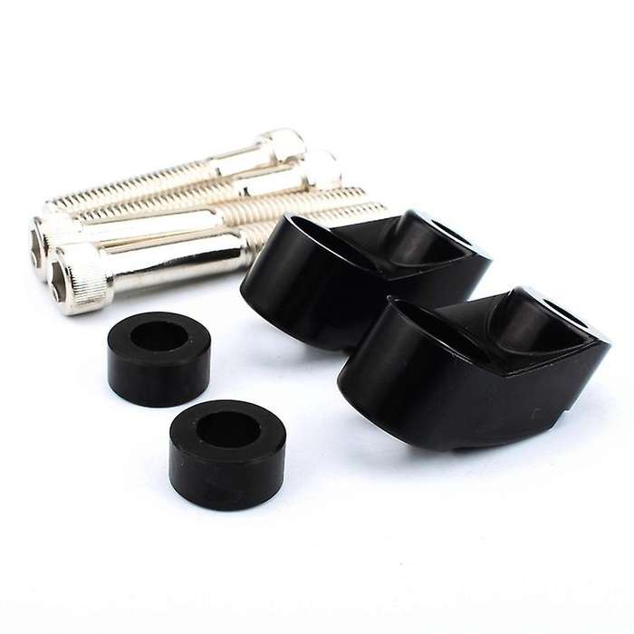 Front Turn Signal Relocation Mounts Kit for 39mm 49mm 883 FXD Black