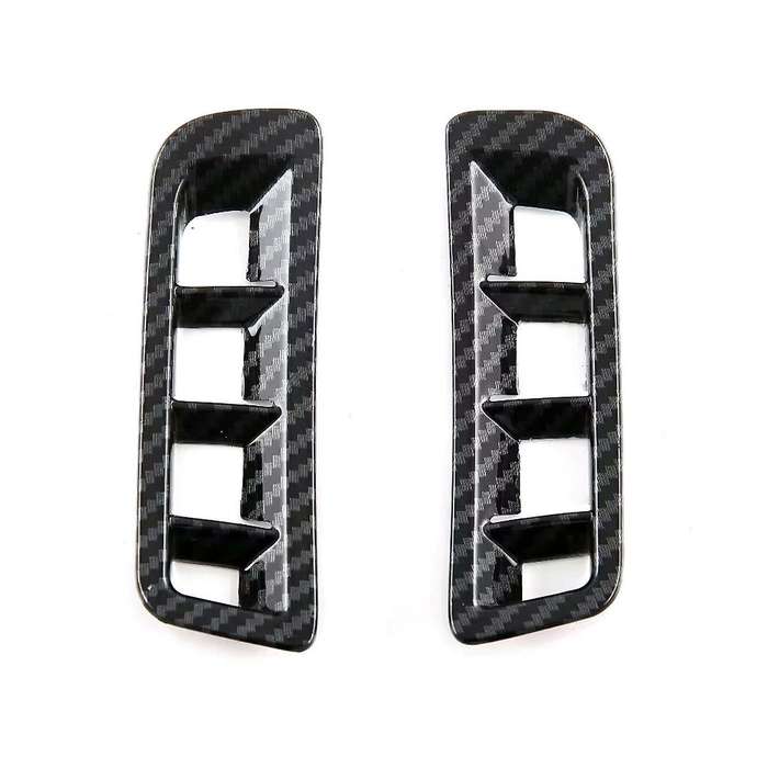 Front Upper Outlet Cover Trim Decoration for Land Cruiser J300 Lc300 2022 2023 - Abs Carbon Fiber