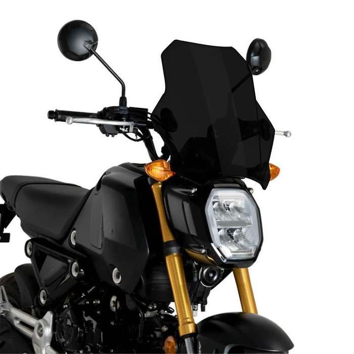 Front Wind Deflectors Windscreen for MT07 MT09 CBR600RR CB1000R GXSR 600 750 40x37cm Clear