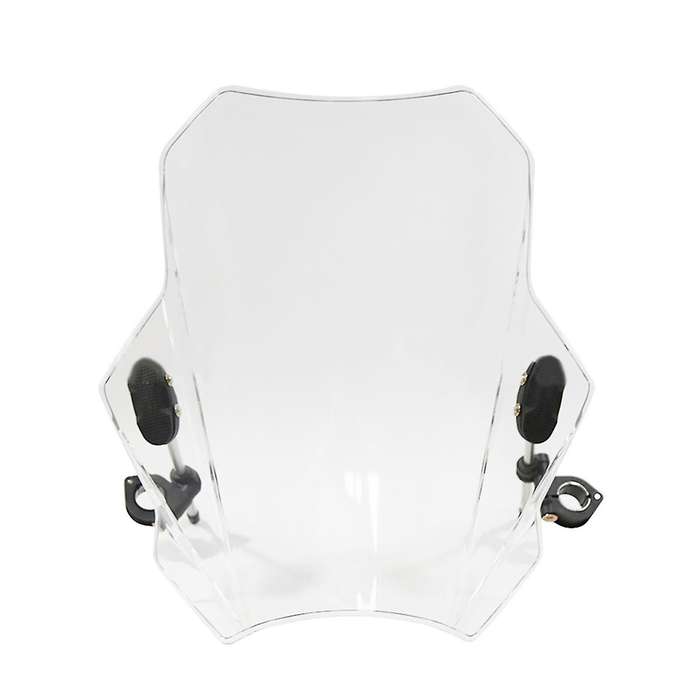 Front Wind Deflectors Windscreen for MT07 MT09 CBR600RR CB1000R GXSR 600 750 40x37cm Clear