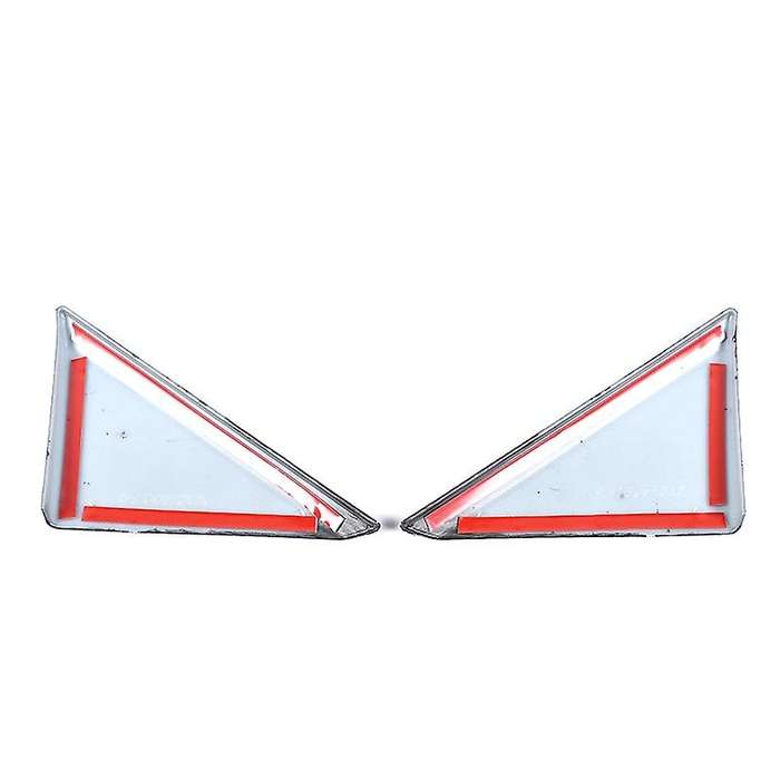Front Window a Pillar Triple-cornered Decorative Trim Cover for 2010-2015 Accessories, Carbon Fiber