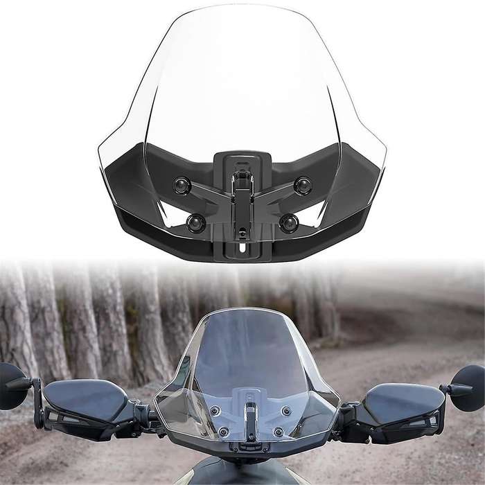 Front Windshield for , Adjustable Wind Deflector for Can Am 600 900 All Models Accessories-Transpar