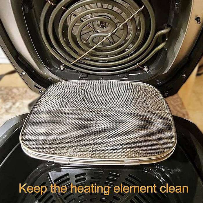 Fryer Splatter Shield Screen Protector 304 Shield Guard Oval Broiler Splatter Screen Splash Guard St