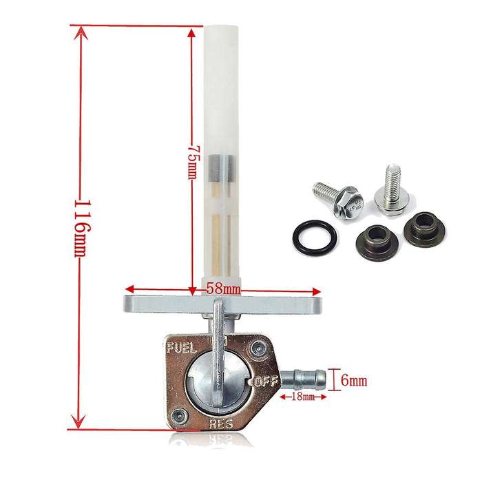 Fuel Gas Tank Petcock Valve Switch & Oil Fuel Filter for XR CRF 50 70 80 100 CRF150 230F 16950-GCF-6