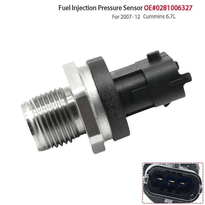 Fuel Rail Pressure Sensor Regulator for 2002-2007 6.7L -Crude Oil 0281006325 / 2T2906051B