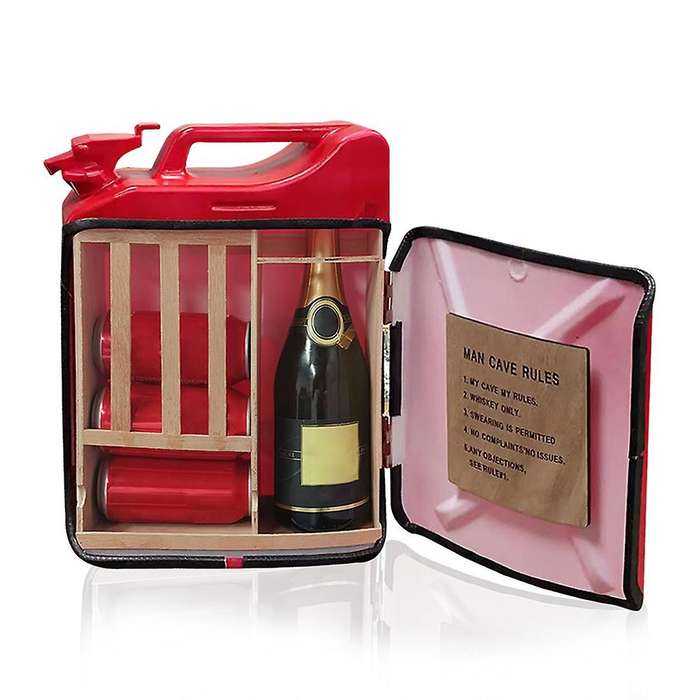 Fuel Tank Mini Bar for Liquor Wine Storage Boxes Handmade Mini Bar Gift for Whiskey Lovers for Bar D