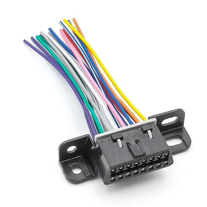Full 16 Pin J1962f Obd2 Female to Male Diy Fixed Harness Adapter Connector Plug Dash Port Cable