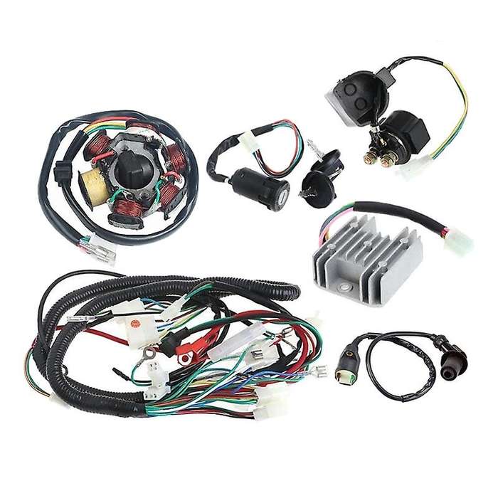 Full Electrics Wiring Harness Loom Coil for Gy6 150cc Atv Go Kart