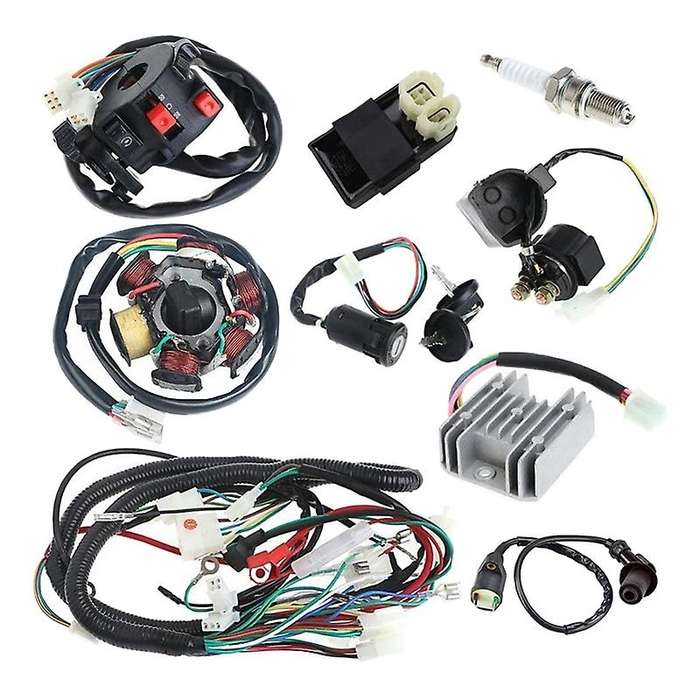 Full Electrics Wiring Harness Loom Coil for Gy6 150cc Atv Go Kart