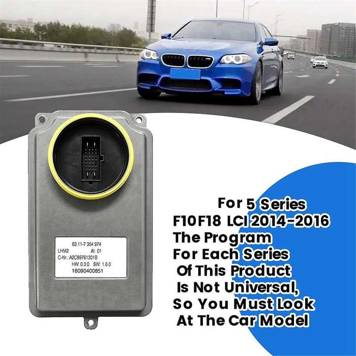 Full LED Modul Driver Headlight Bulb Control Unit 63-11-7-354-974 for 5 Series F10/F18 2014-2016 631