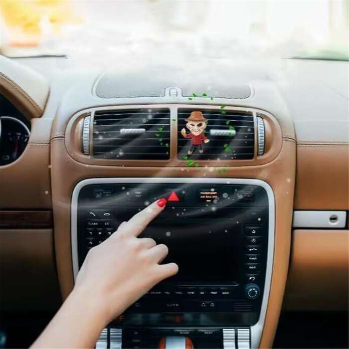 Funny Horror Character Car Air Fresheners Vent Clip 2D Car Air Conditioner Vent Clip Interior Car Ve