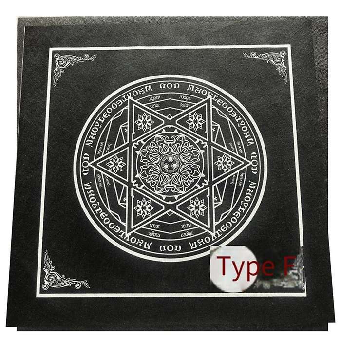 G Style Tarot Card Tablecloth Non-Woven Beautiful Pattern Tablecloth