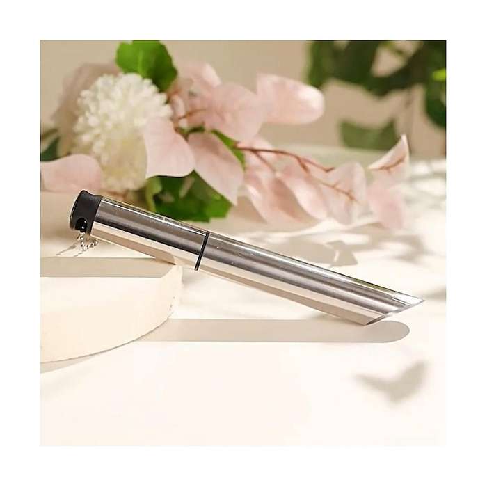 Garden Hole Puncher Stainless Steel Soil Planting Punch Beveled Design Plant Sow Dibber Hole Punch