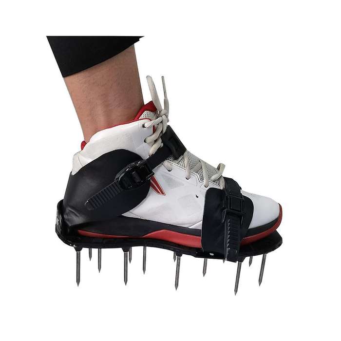 Garden Lawn Spikes Aeration Shoes Lawn Aerators Metal Lawn Aerators for Aerating Lawns Effectively