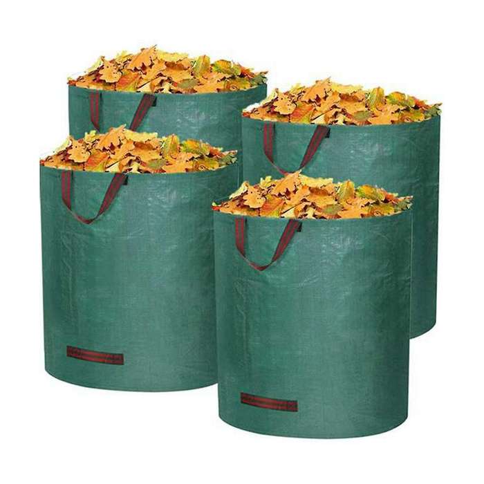 Garden Sack 272 L Garden Waste Sack 4 Pack,foldable Garden Sack Self-standing with 4 Handles,reusab
