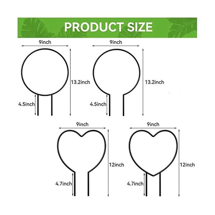 Garden Trellis for Climbing Plants,metal Small Plant Trellis,plant Support Stakes for Vines