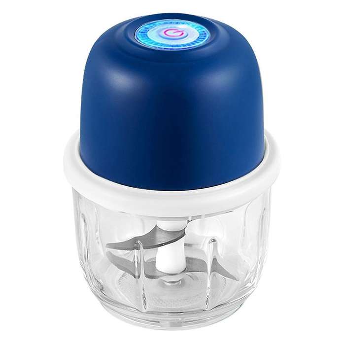 Garlic Chopper Portable Food Processor, Mini Food Chopper Onion Chopper, Cordless Meat Grinder with