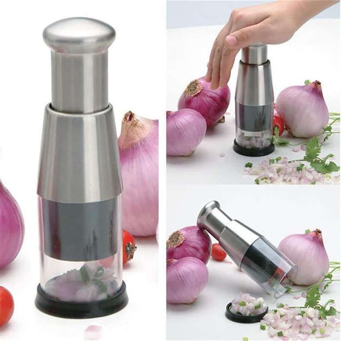 Garlic Press Multifunctional Manual Garlic Cutter for Mincing Garlic