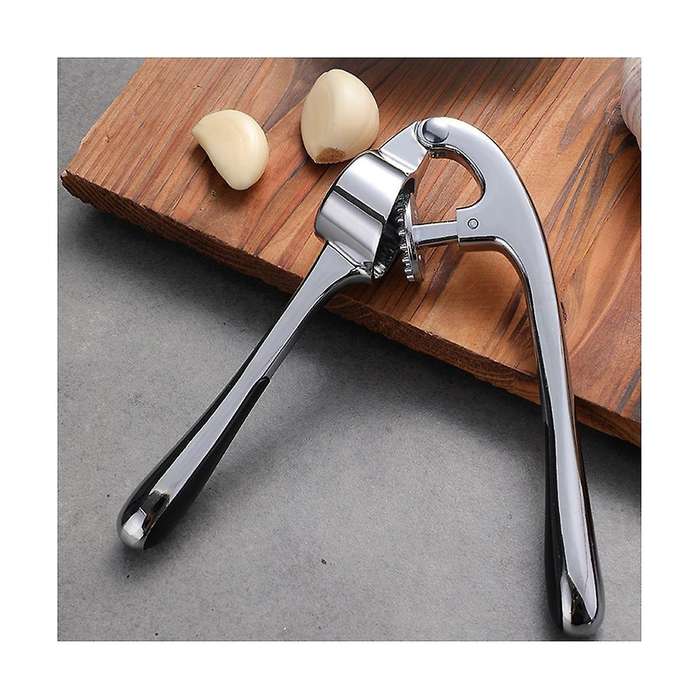 Garlic Press Set Kitchen Gadgets, Garlic Press with Easy Squeeze Handle - Garlic Chopping Tool-easy