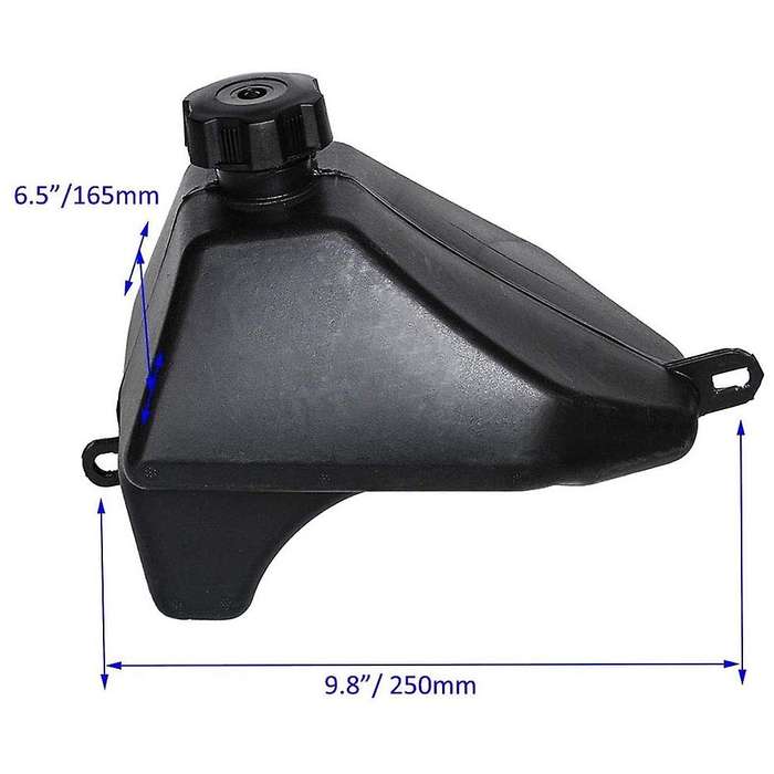 Gas Fuel Tank with Lid Plastic Tank Refill 50CC 90CC 110Cc ATV 4-Wheel Off-Road Vehicle Fuel Tank