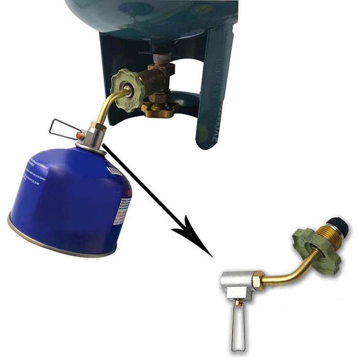 Gas Stove Refill Adapter Camping Stove Refill Adapter Connector Gas Tank Gas Stove Flat Cylinder Pro