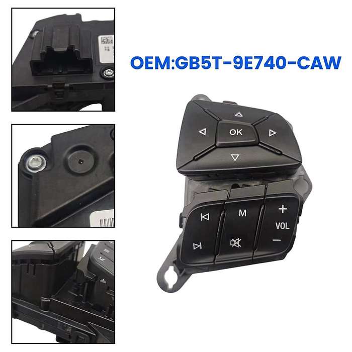 GB5T-9E740-CAW Car Right Wheel Steering Cruise Control Switch Fit for 2016-2019 GB5T9E740CAW