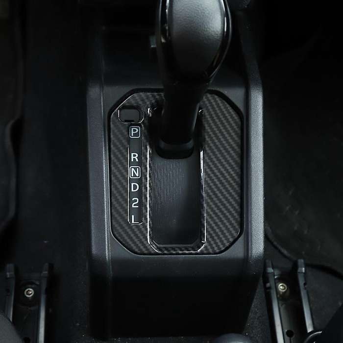 Gear Shift Panel Cover Trim Sticker for 2019-2020 JB74 JB64 LHD Car Accessories, Carbon Fiber