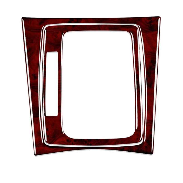 Gear Shift Panel Cover Trim for C Class W204 2007-2013 Red Wood Grain