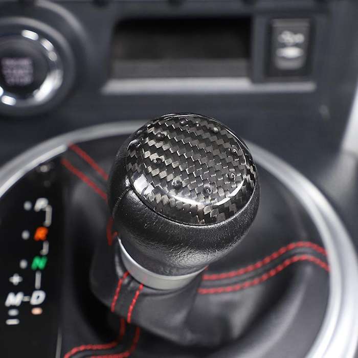 Gearshift Head Cover Real Carbon Fiber Decorative Cover for 2012-2020 86 BRZ