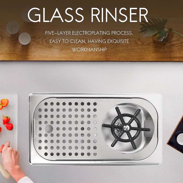 Glass Rinser Diameter Rinser Compatible Beer Milk Tea Cup Compatible Hotel Bar