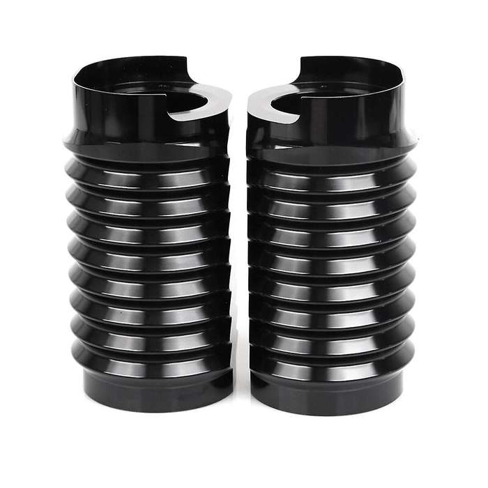 Gloss Black Fork Boot Slider Can Covers for Street Glide Flhx Flhxs 14-up