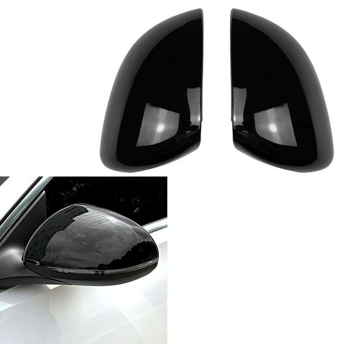 Gloss Black Side Door Rearview Mirror Cover Cap for C Class W206 2021 2022 Rear View Mirror Cover Tr
