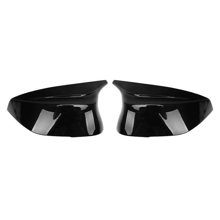 Glossy Black ABS Side Rear View Mirror Cover Replacement Ox Horn for Q50 Q60 Q70 XQ30 SQ50 2014-2017