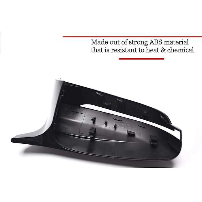 Glossy Black Car Rearview Mirror Cover Cap Side Mirror Frame Trim for  5 Series G20 G28 G30 G38 G11
