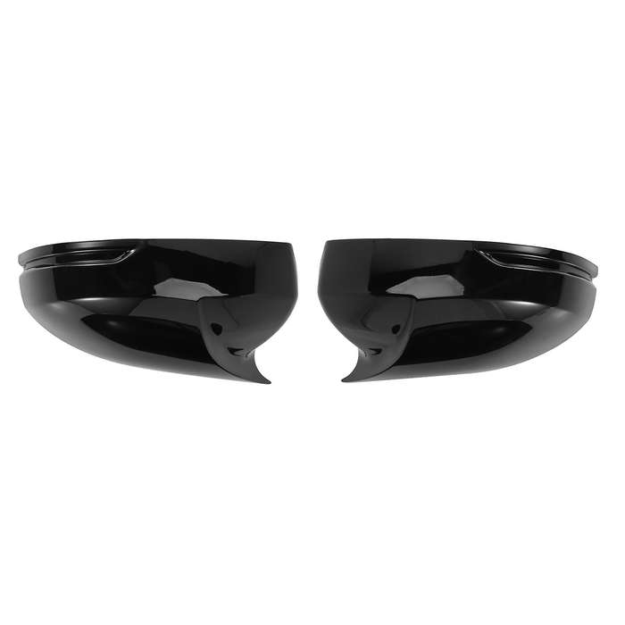 Glossy Black Car Rearview Mirror Cover Door Side Mirror Cover for Fit Jazz 2014-2020