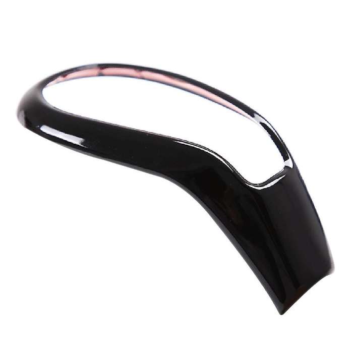 Glossy Black Gear Head Knob Shift Cover Trim Gear Shift Knob Shifter Lever Cover for XC60 V40 V60 S